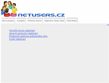 Tablet Screenshot of netusers.cz
